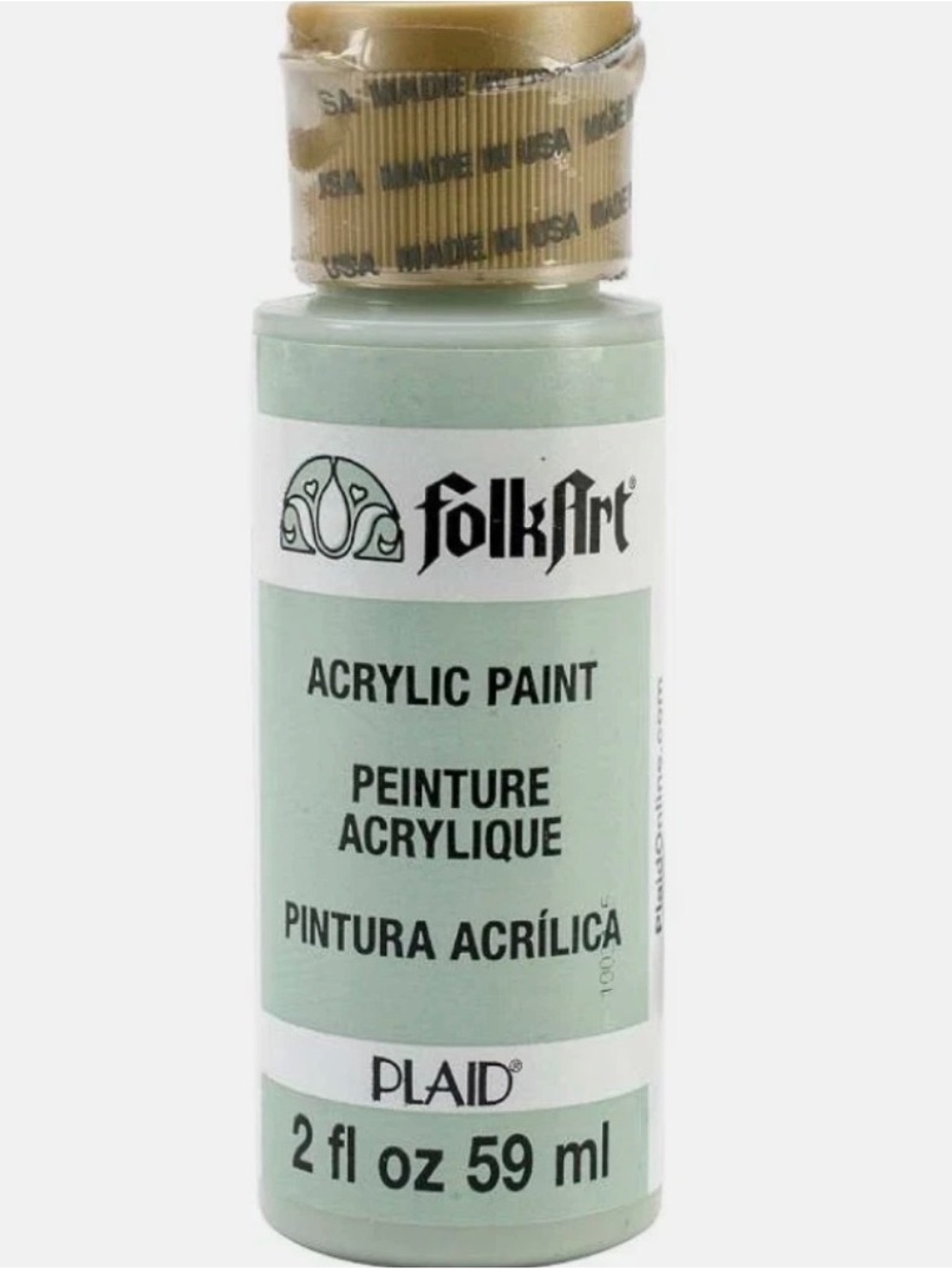 FolkArt Acrylic Paint Bottle in Sea Glass Mint